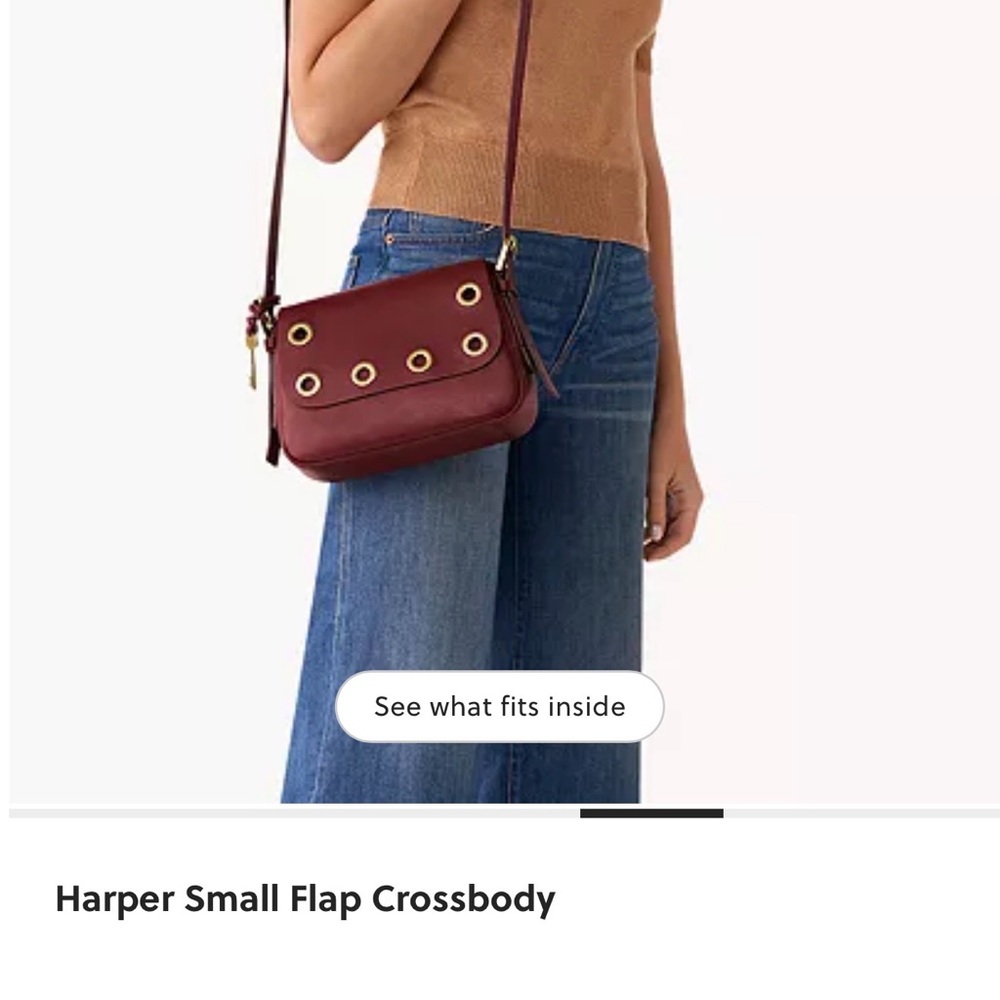 Fossil Harper Small Flap Crossbody - NWOT